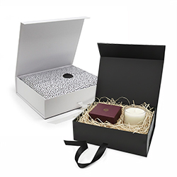 gift boxes with ribbon