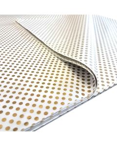 acid free gold polka dots tissue paper wrapping paper