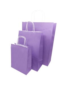 Eco Paper Bags - Violet/Lavender