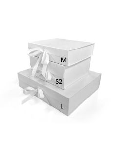 White gift boxes