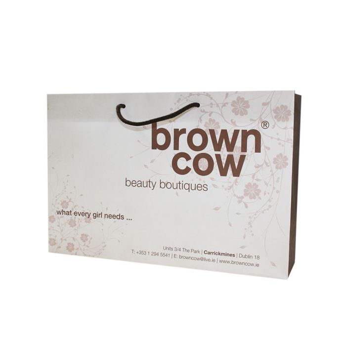 White and Brown Luxury Beauty Bag