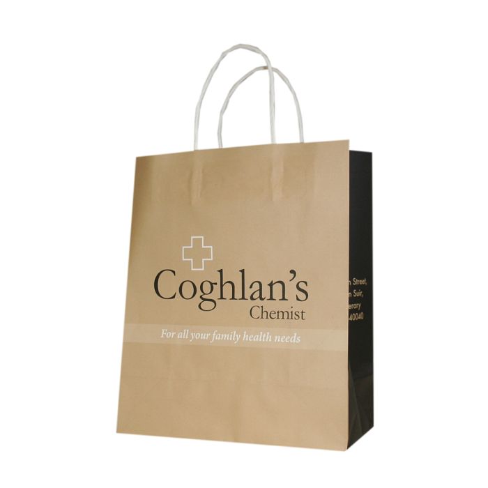 brown paper bag for pharmacies