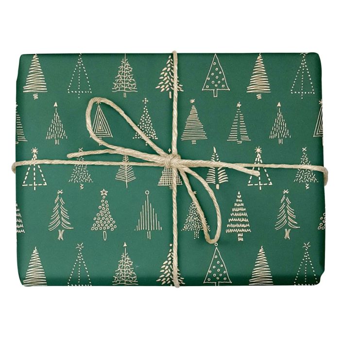 Green wrapping outlet paper