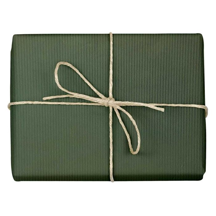 green gift wrapping paper rolls
