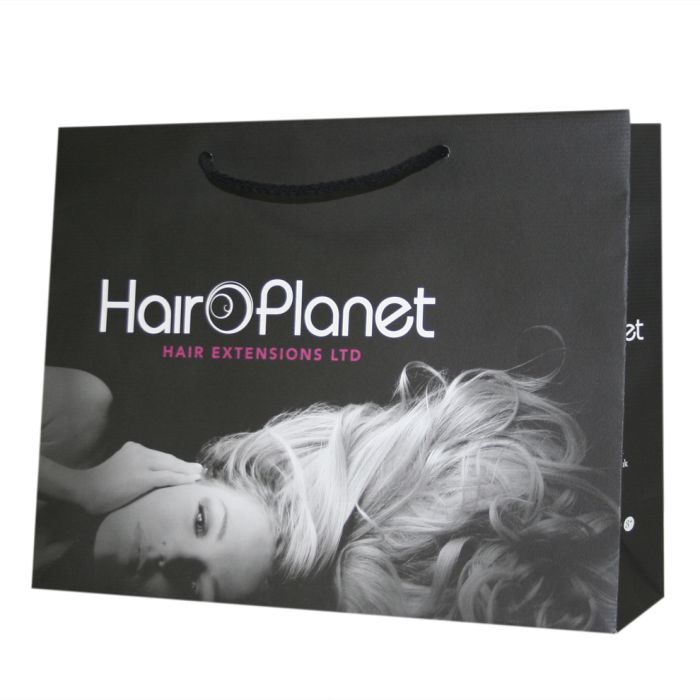 Luxury Black Rope Handle Beauty Bag