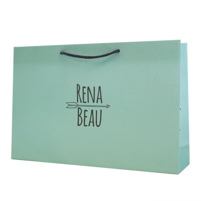 Cool Mint Rope Handle Paper Bag