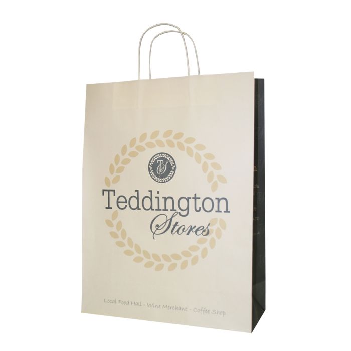 nude and navy twisted handle