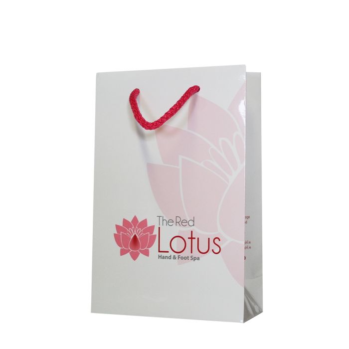 White gloss laminated bag