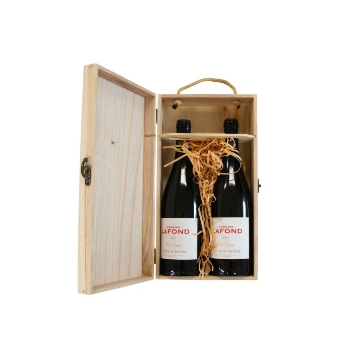 2 bottle wooden wine gift boxes