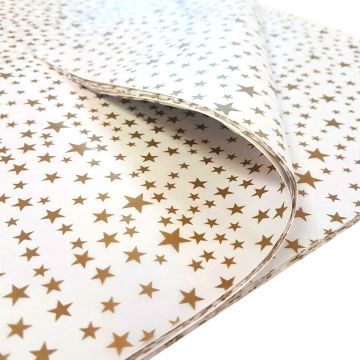 acid free gold stars tissue paper gift wrapping