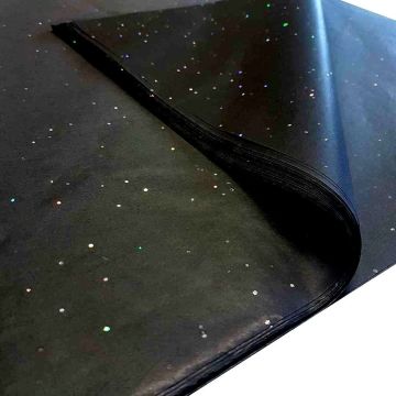 black gemstone luxury tissue paper