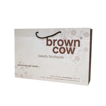 White and Brown Luxury Beauty Bag