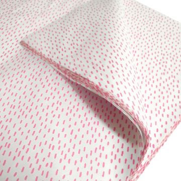 acid free fleck pink tissue paper