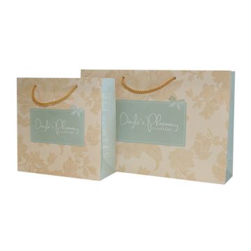 cream gift bag for pharmacy