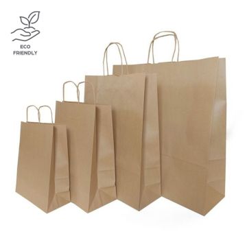 brown paper bags twisted handles kraft carrier bags