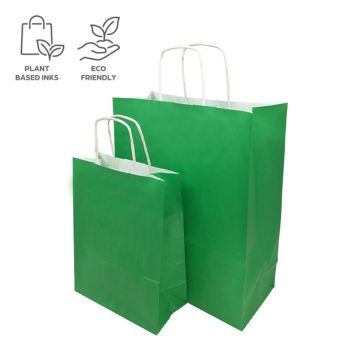 Eco Paper Bags - Emerald Green