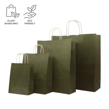 Eco Paper Bags - Olive