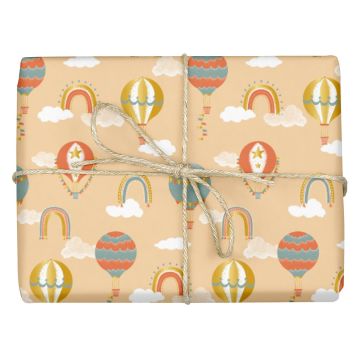 Wrapping Paper Roll - Balloon Pattern Gift Wrap - 500mmx100m