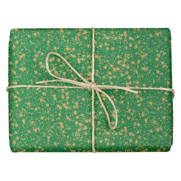 Wrapping Paper Roll - GREEN SPARKLE Gift Wrap - 500mmx100m