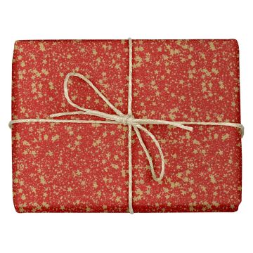 Wrapping Paper Roll - RED SPARKLE Gift Wrap - 500mmx100m