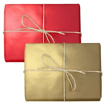 red gold double sided gift wrap ireland