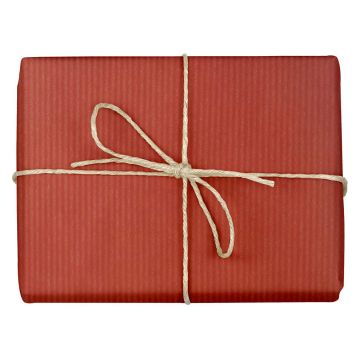 Wrapping Paper Rolls - Red Kraft (100m)