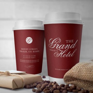 coffee cups with logo