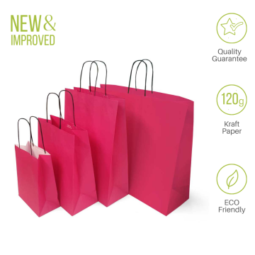 pink paper carrier bags ireland