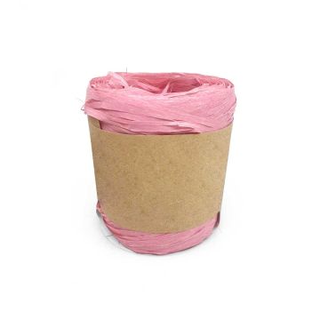 raffia ribbon pink biodegradable
