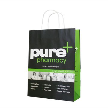 twist handle pharmacy bag