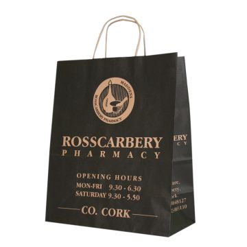 black pharmacy bags