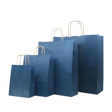 Eco Paper Bags - Stormy Blue