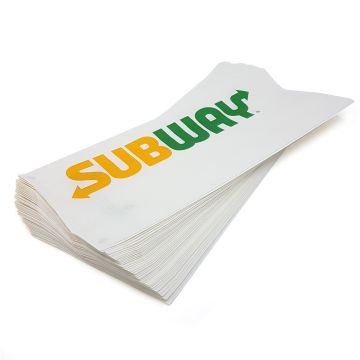paper sandwich bags branded with logo