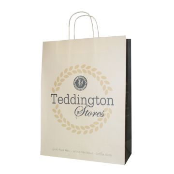 nude and navy twisted handle