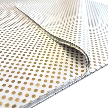 acid free gold polka dots tissue paper wrapping paper