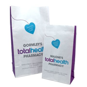 Printed Pharmacy SOS Flat Bags