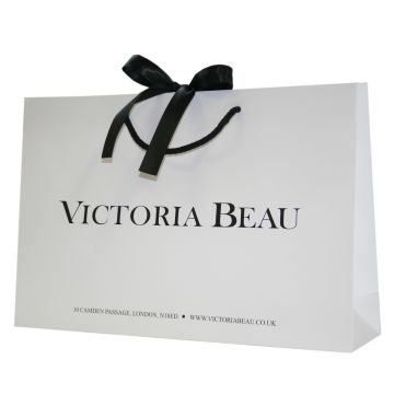 White and Black Paper Bag