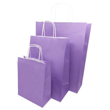 Eco Paper Bags - Violet/Lavender