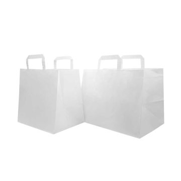 wide base paper bags