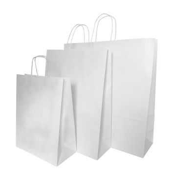 Eco Paper Bags - White