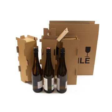 3 bottle Wine Boxes Bundle (100 boxes)