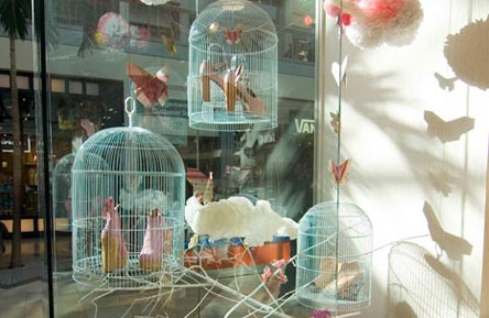 Spring window display