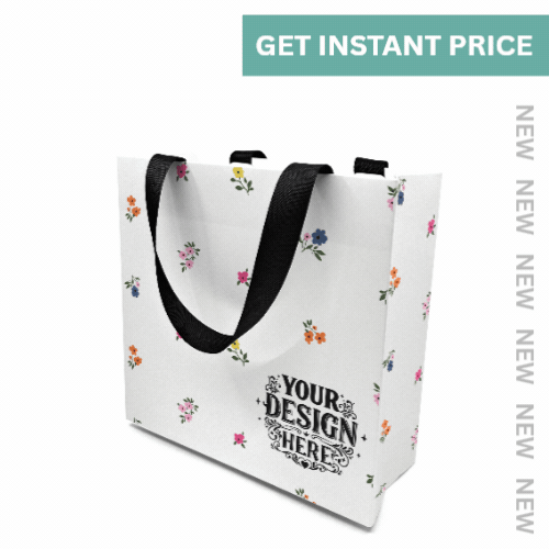 deluxe ribbon handle paper bags
