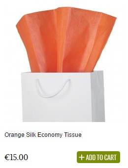 Orange Tissue Paper