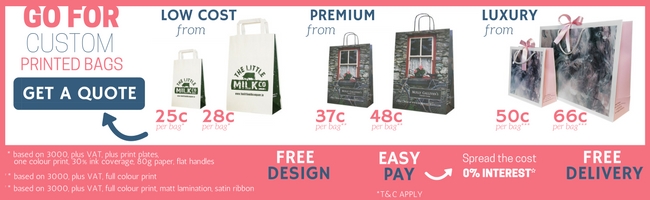 Custom printed paper bags
